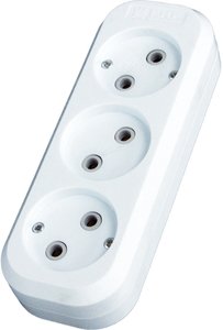Фото EKF AKB10-3 Колодка 3 гн. 10А 2,2кВт б/з Эксперт PROxima