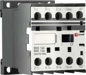 Фото EKF Mctr-s-6-400 Миниконтактор МКЭ 6А 400В 1NO PROxima
