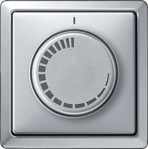 Фото Schneider Electric Merten Artec/Antique MTN566860 Передняя панель для регулирования частоты вращения (алюминий)