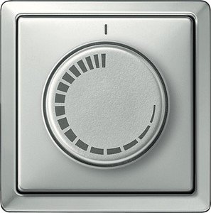 Фото Schneider Electric Merten Artec/Antique MTN566846 Передняя панель для регулирования частоты вращения (стальная)