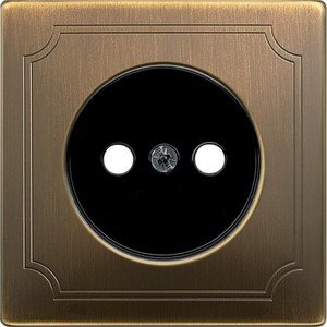 Фото Schneider Electric Merten Artec/Antique MTN2031-4143 Крышка розетки (2P, латунь)