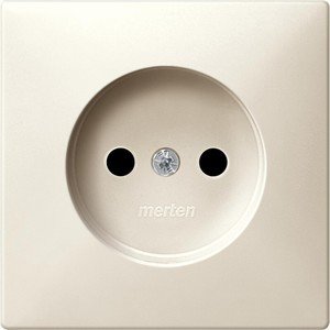 Фото Schneider Electric Merten Artec/Antique MTN2030-4044 Крышка розетки (2P, шторки, бежевая)