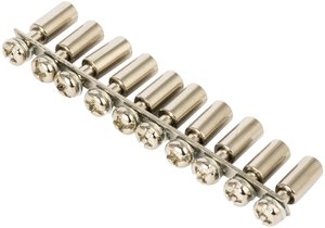 Фото EKF plc-per-10PIN-16 Перемычка тип 10PIN для 16,0 мм2 (20 шт.) PROxima