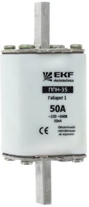 Фото EKF fus-35/250/200 Плавкая вставка ППН-35 250/200А габарит 1 PROxima