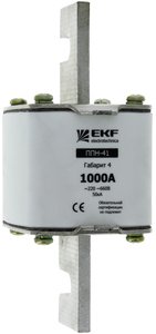 Фото EKF fus-41/1250/630 Плавкая вставка ППН-41 1250/630А габарит 4 PROxima