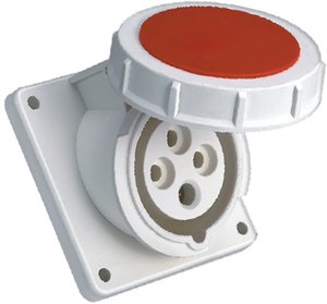 Фото EKF ps-4442-125-380 Розетка стационарная внутренняя угловая 4442 3Р+РЕ 125А 380В IP67 PROxima