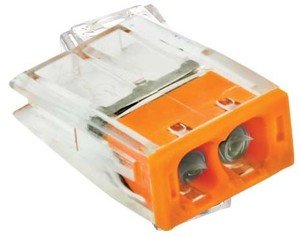 Фото EKF plc-smk-2273-242 Строительно-монтажная клемма СМК 2273-242 (с пастой) 2 отверстия 0,5-2.5мм2 (100шт.) PROxima