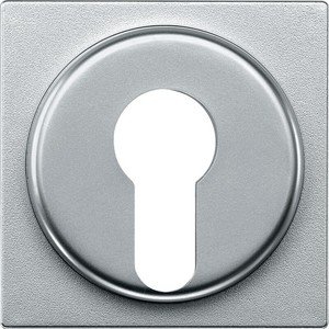 Фото Schneider Electric Merten System M MTN318160 Передняя панель для полуцилиндрических замков (алюминий)