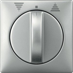 Фото Schneider Electric Merten Artec/Antique MTN319246 Передняя панель для роторного переключателя (трехступенчатая, стальная)