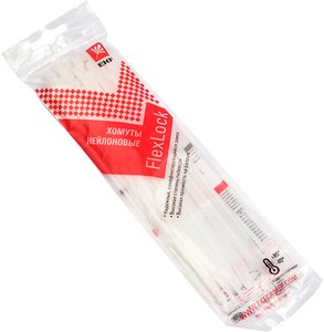 Фото EKF plc-fl-ctsw-3.6x200-r Хомут P6.6 стандартный (б), 3.6x200 (50шт) FlexLock PROxima