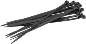 Фото EKF plc-cb-7.2x500 Хомут нейлоновый черный (7,2х500) (100шт.) Basic