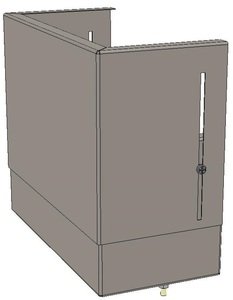 Фото EKF uerm-slide-410 Цоколь верхний с компенсатором (410х300х150) Basic