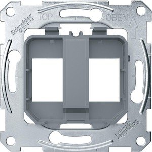 Фото Schneider Electric System M MTN4566-0080 Опорная плата для модульного разъема (прозрачная)