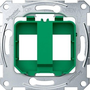 Фото Schneider Electric System M MTN4566-0004 Опорная плата для модульного разъема (зеленая)