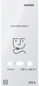Фото Schneider Electric System M MTN213619 Крышка розетки электробритвы (полярно-белая)