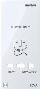 Фото Schneider Electric System M MTN213625 Крышка розетки электробритвы (белая)