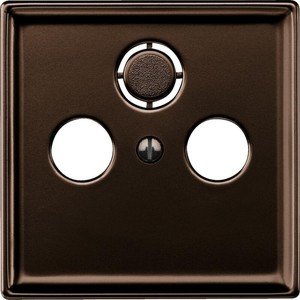 Фото Schneider Electric Merten Artec/Antique MTN4123-4015 Крышка розетки телевизионной (TV+Radio+SAT, коричневая)