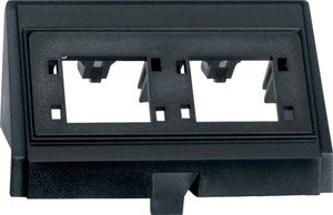 Фото Schneider Electric Merten System M MTN464384 Вставка для монтажных модулей Reichle & De-Massari (черная)