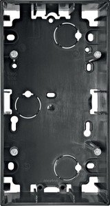 Фото Schneider Electric Merten M-Pure MTN510614 Коробка двойная для наружного монтажа (универсальная, антрацит)