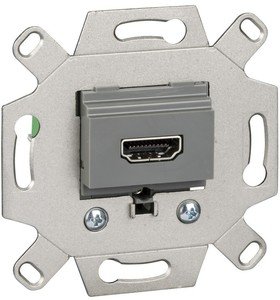 Фото Schneider Electric System M MTN4583-0000 Розетка видео (1xHDMI, механизм, скрытая установка)