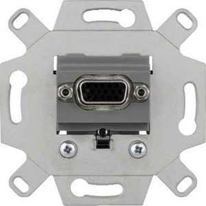 Фото Schneider Electric System M MTN4585-0000 Розетка видео (1xVGA, механизм, скрытая установка)