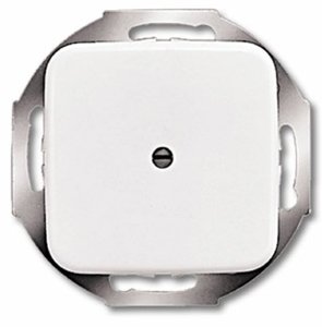 Фото ABB Busch-Duro 2000/Reflex 2CKA001710A0110 Вывод кабеля (под рамку, с/у, альпийский-белый)