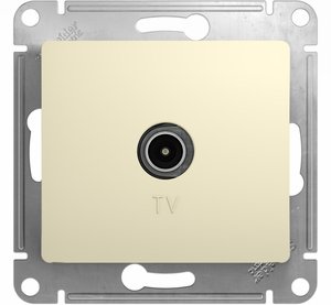Фото Schneider Electric Glossa GSL000293 Антенна телевизионная (TV, механизм, с/у, бежевый)