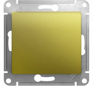 Фото Schneider Electric Glossa GSL001071 Переключатель одноклавишный (10 А, под рамку, с/у, фисташковый)