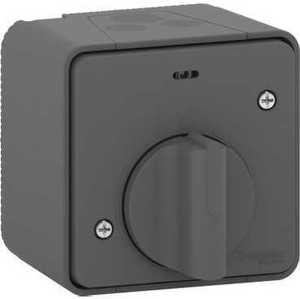 Фото Schneider Electric Mureva MUR35067 Таймер поворотный (10 А, в сборе, 2-14 мин, о/у, антрацит)