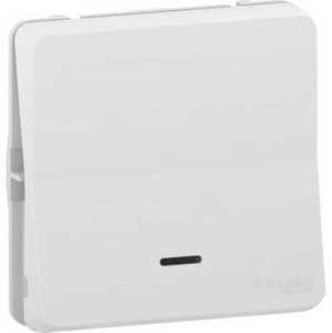 Фото Schneider Electric Mureva S MUR39127 Кнопка Н.О. (10 А, подсветка, под рамку, открытая установка, белый)