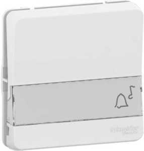 Фото Schneider Electric Mureva S MUR39129 Кнопка Н.О. (10 А, поле для надписи, под рамку, открытая установка, белый)