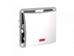 Фото Schneider Electric Дуэт WDE000117 Кнопка Н.О. (10 А, подсветка, под рамку, скрытая установка, белый)
