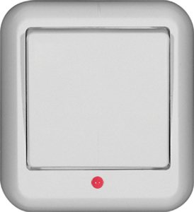 Фото Schneider Electric Прима VA1U-111I-B Выключатель 1-клавишный (10 А, в сборе, о/у, с подсветкой, белый)