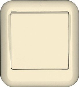 Фото Schneider Electric Прима VA1U-112-S Выключатель 1-клавишный (10 А, в сборе, о/у, слоновая кость)