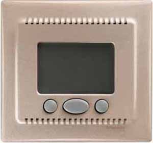 Фото Schneider Electric Sedna SDN6000268 Терморегулятор клавишно-нажимной +5…+40°С (10 А, 230 В, в сборе, с/у, титан)