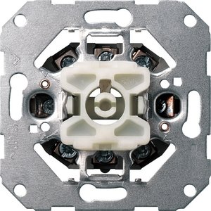 Фото Gira System55 010300 Выключатель одноклавишный трехполюсный (16 А, механизм, скрытая установка)
