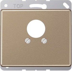 Фото Jung SL500 SL562GB Крышка розетки информационной (RCA, золотая бронза)