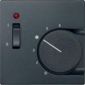 Фото Merten M-Elegance/M-Plan MTN536114 Крышка для терморегулятора (поворотный, антрацит)