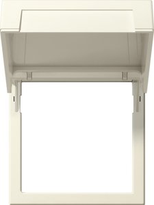 Фото Gira System55 265801 Рамка монтажная для E22 (крышка, кремовая глянцевая)