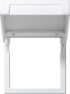 Фото Gira System55 265827 Рамка монтажная для E22 (крышка, белая матовая)
