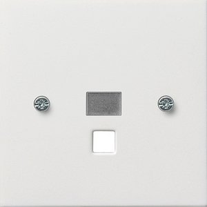 Фото Gira F100 0638112 Клавиша нажимного диммера (белая глянцевая)