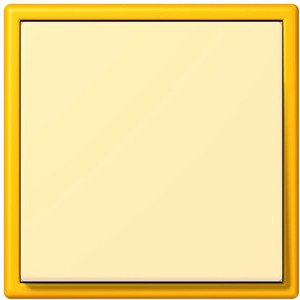 Фото Jung Le Corbusier LC9814320W Рамка 1-постовая (универсальная, le jaune vif)
