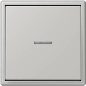 Фото Jung Le Corbusier LC990KO532013 Клавиша одиночная с окошком (gris clair 31)