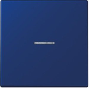 Фото Jung Le Corbusier LC990KO54320T Клавиша одиночная с окошком (bleu outremer foncé)