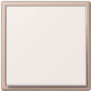 Фото Jung Le Corbusier LC98132131 Рамка 1-постовая (универсальная, ombre brulee claire)