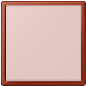 Фото Jung Le Corbusier LC98132110 Рамка 1-постовая (универсальная, l’ocre rouge)