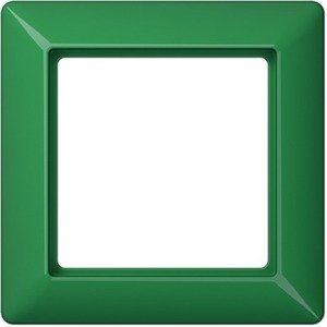 Фото Jung AS500 AS581BFGN Рамка 1-постовая (универсальная, ударопрочная, зеленая)
