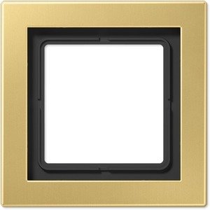 Фото Jung LS-design MED2981C Рамка 1-постовая (универсальная, латунь classic)