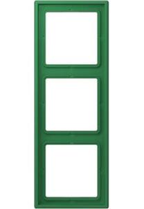 Фото Jung Le Corbusier LC98332050 Рамка 3-постовая (универсальная, vert foncé)