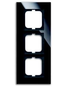 Фото ABB carat 2CKA001754A4324 Рамка 3-ая (стекло черное)